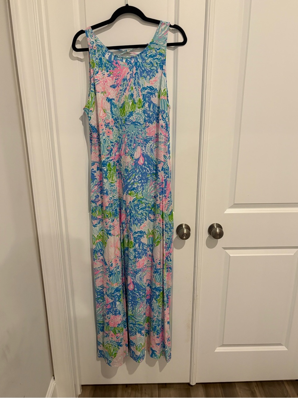 Lilly Pulitzer Marcella Maxi Dress in the Fished My Wish size large